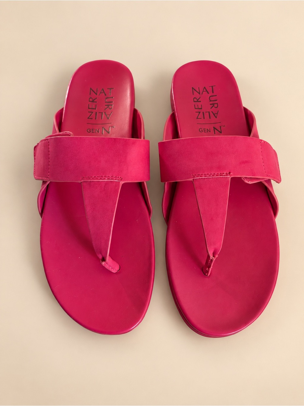 Naturalizer Gen N Twirl Hot Pink Thong Sandals